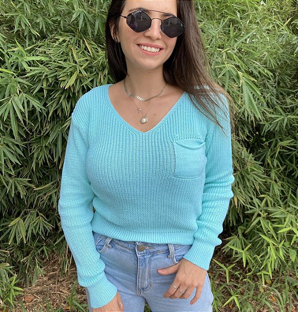 BLUSA TRICOT GABI ACQUA