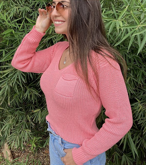 BLUSA TRICOT GABI ROSINHA