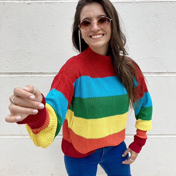 BLUSA TRICOT RAINBOW