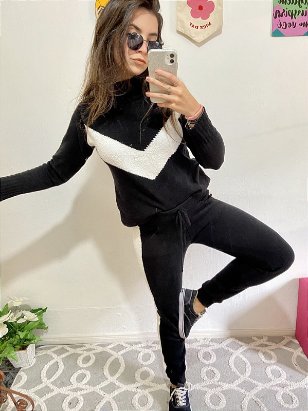 CONJUNTO TRICOT MOUSSE PREMIUM