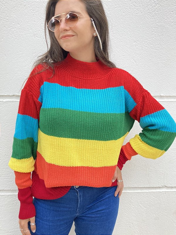 BLUSA TRICOT ARCO IRIS