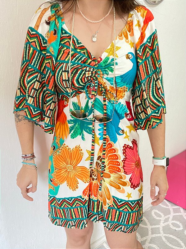VESTIDINHO SELVA POP OFF WHITE (ÚLTIMA PEÇA)