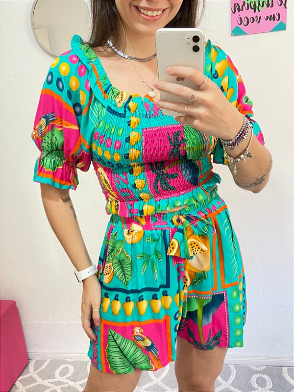 CONJUNTO DE VERÃO PASSION FRUIT