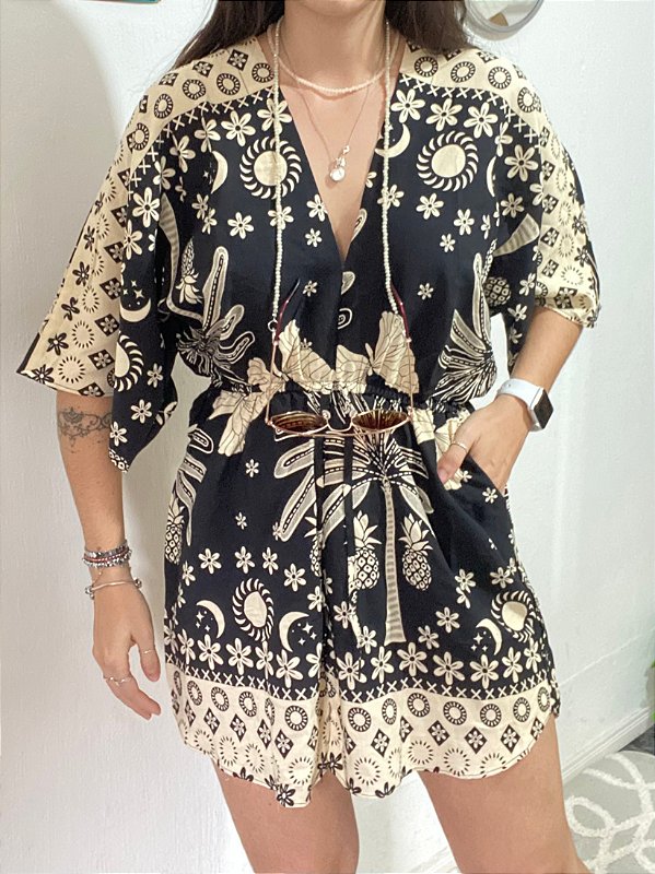 MACAQUINHO BOHO PRETO