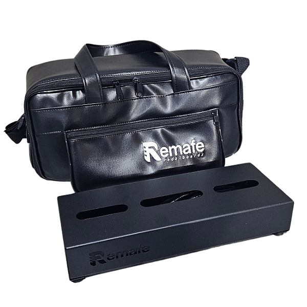 Pedalboard 15x35cm com elétrica + Softbag Premium