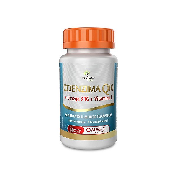 Coenzima Q10 + Ômega 3 TG