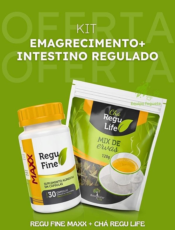 REGU FINE MAXX + CHÁ REGU LIFE