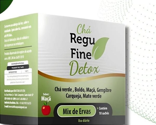 CHÁ REGU FINE DETOX SACHÊ