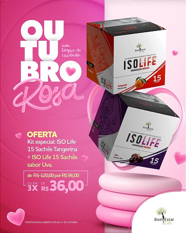 kit dois Isolife valor especial