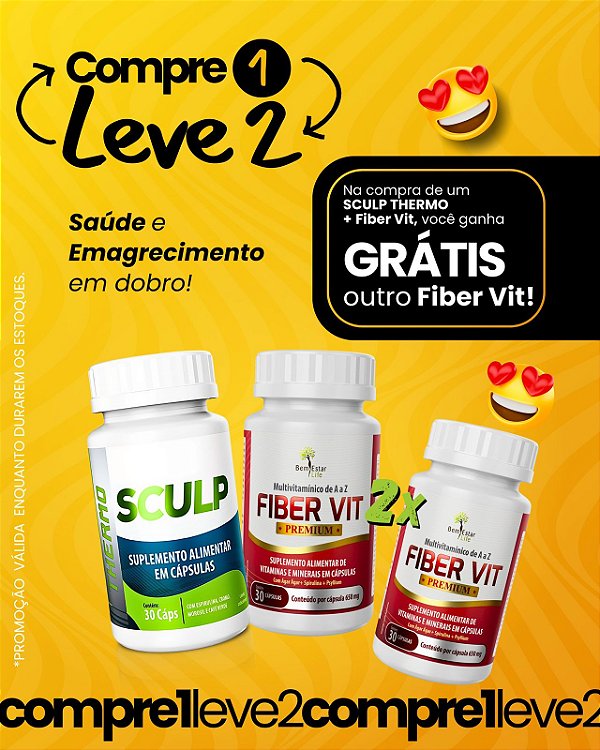 COMPRANDO REGU FINE SCULP THERMO + FIBER VIT GANHE OUTRO FIBER VIT