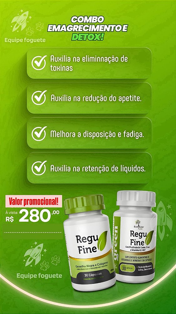 Combo Potente de Emagrecimento com Detox