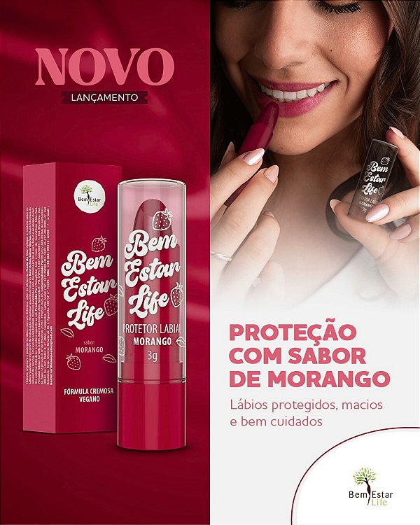 Protetor Labial de Morango