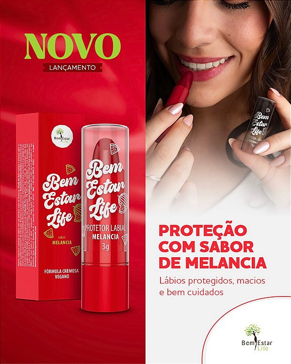 Protetor Labial de Melancia