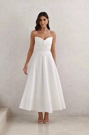 Vestido Longuete Maite Off White