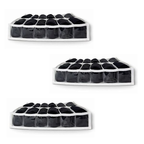 Colmeia Cristal BR 12 Nichos - Meias, Calcinhas, Cuecas 3UN