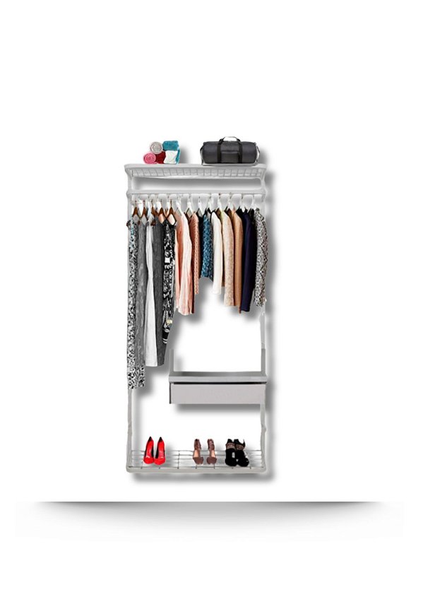 Closet Aramado - Linear CLR373 Gav - 1,00m