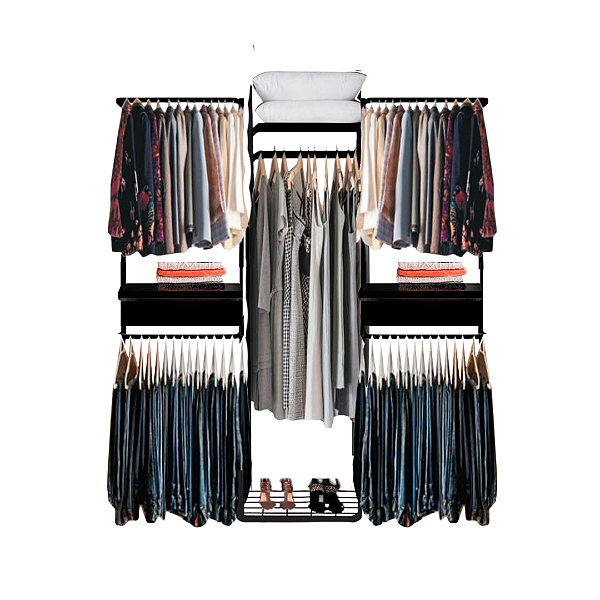 Closet Aramado - Linear CLR373 Gav - 1,90m