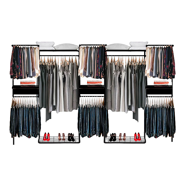 Closet Aramado - Linear CLR373 Gav - 3,70m