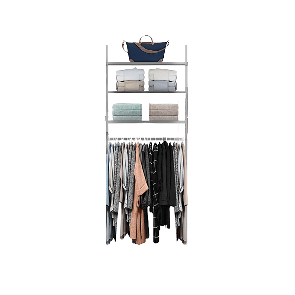 Arara de Parede Plus com Gaveta - 1,00m