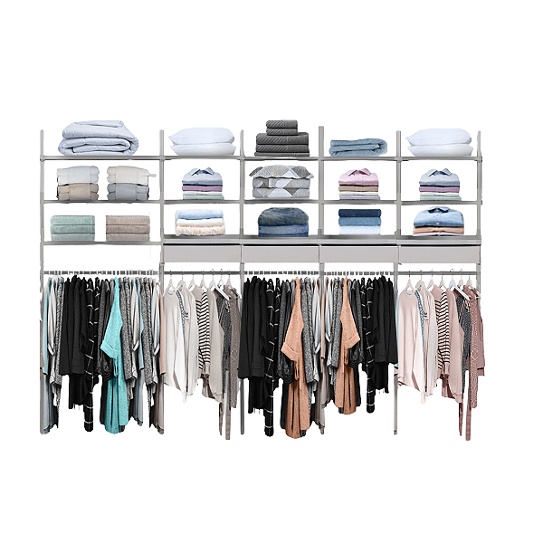 Arara de Parede Plus com Gaveta - 3,40m