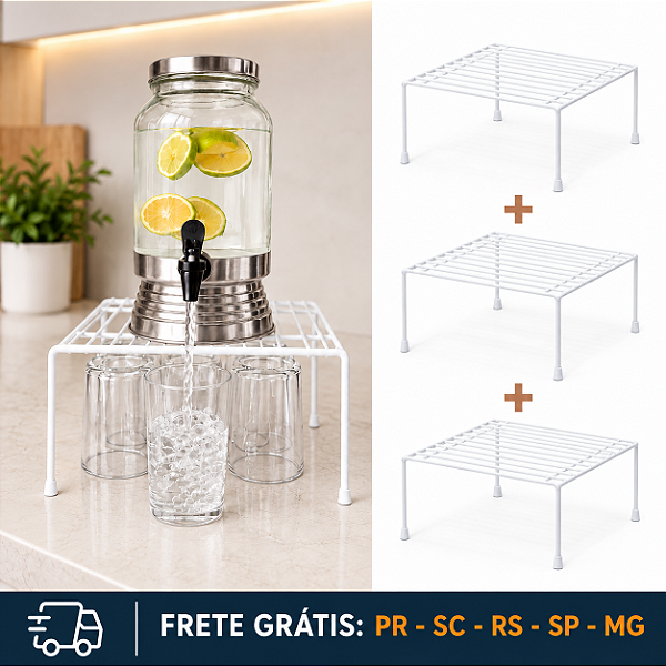 KIT 3 UND - ORGANIZADOR P/ ARMARIO PEQUENO ESSENCE BR