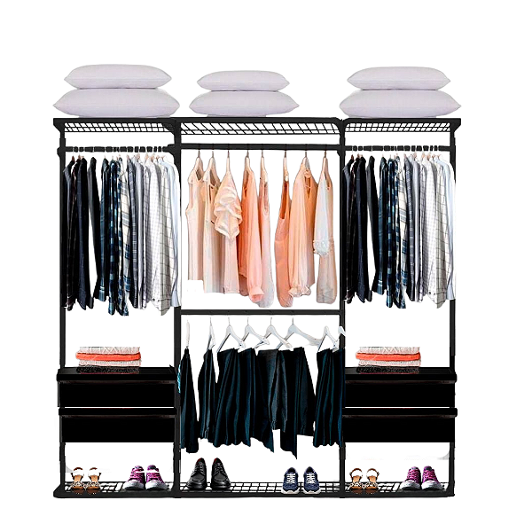 Closet Aramado - Linear CLR221 com Gaveta - 2,20m