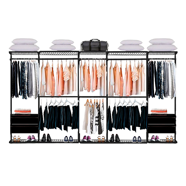 Closet Aramado - Linear CLR221 com Gaveta - 3,70m