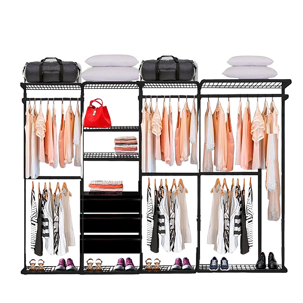 Closet Aramado - Linear CLR 250 com Gaveta - 2,80m