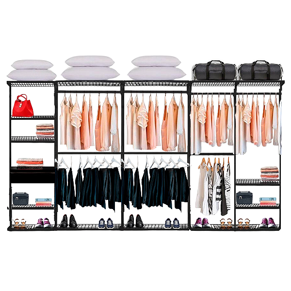 Closet Aramado - Linear CLR 252 com Gaveta - 3,70m