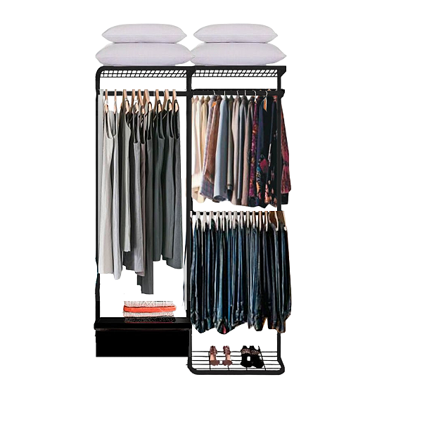 Closet Aramado - Linear CLR 371 com Gaveta - 1,30m