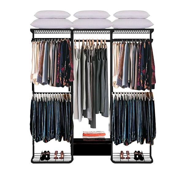 Closet Aramado - Linear CLR 371 com Gaveta - 1,90m