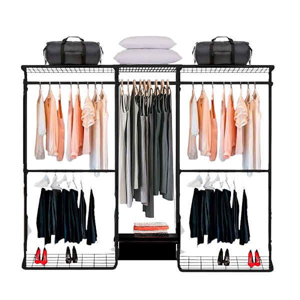 Closet Aramado - Linear CLR 371 com Gaveta - 2,50m