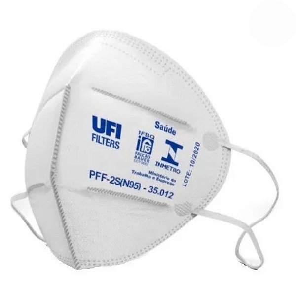 PFF2 UFI Filters Elástico de Orelha e Certificada