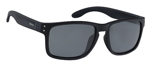 Óculos De Sol Masculino Polarizado Flexível Não Quebra Preto Fosco Tx 911