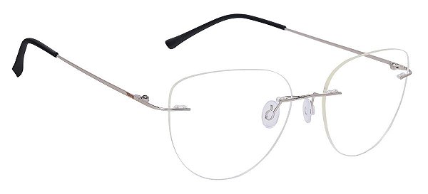 Armação Óculos Feminino Balgriff Titanium De Grau Gatinho Tremix. - Ótica  Tremix