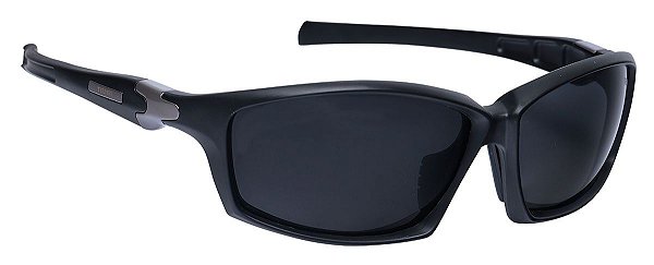 Óculos de Sol Masculino Flexível Polarizado Uv400 Esportivo Máscara Preto Fosco Tx 902