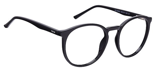 Armação Óculos Redondo De Grau Retrô Geek Masculino Feminino Preto Tx 5061