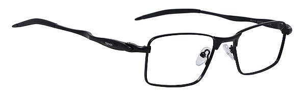 Armação Óculos De Grau Masculino Estilo Esportivo Preto Tx 59213