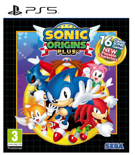 Sonic Origins Plus Ps5 Midia Fisica (Seminovo)
