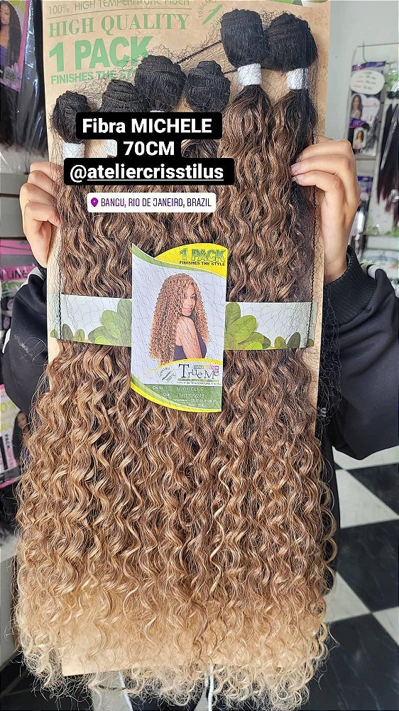 Cabelo Orgânico Michelle cor TT4/T30B/24B