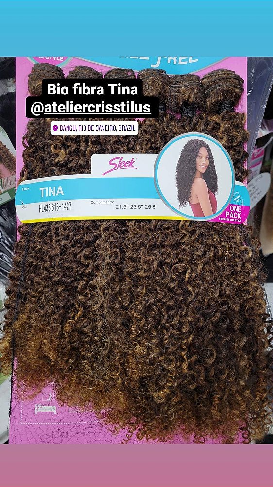 Cabelo Bio fibra Tina cor HL433/613/1427