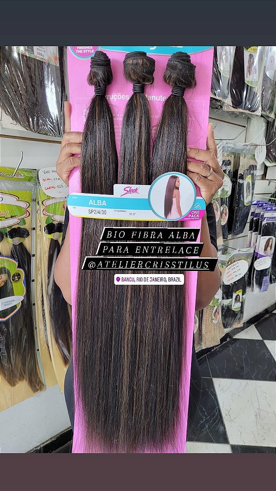 Cabelo Bio fibra Alba cor sp2/4/30