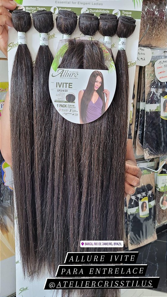 Cabelo Orgânico Allure Ivite cor sp2/4/30