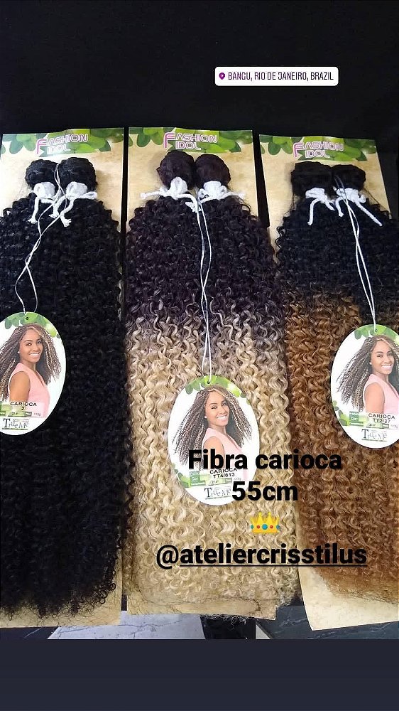 Cabelo orgânico carioca 130gr