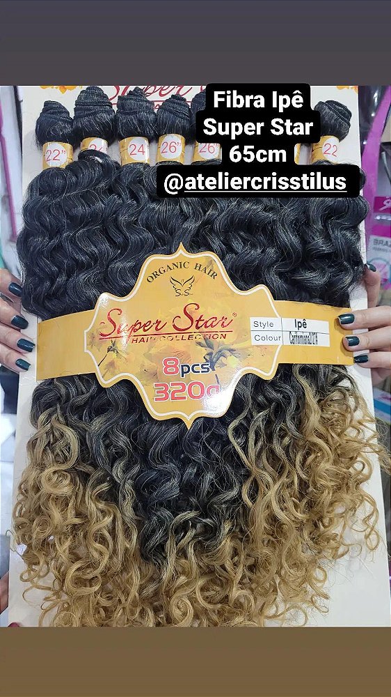 Cabelo Orgânico ipê super Star cor cariforniana 2/27#