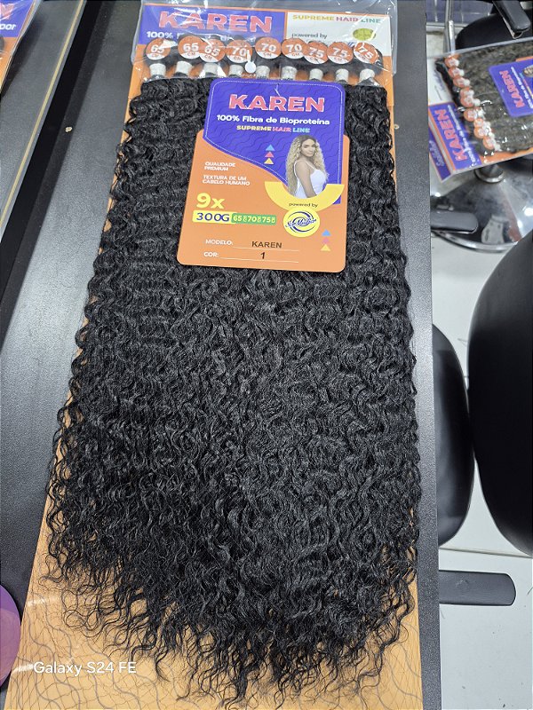 Cabelo bioproteína ser mulher karen 1b 300g