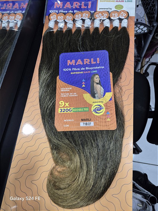 Cabelo bioproteína ser mulher Marli T1b/27 320g