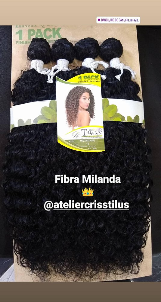 Cabelo orgânico Milana cor 1B