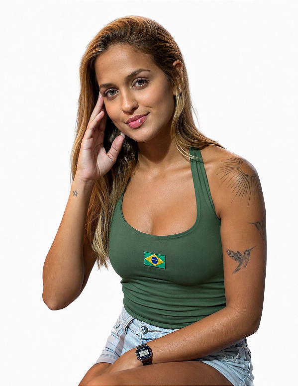 Blusa Brasil Frente Única Cecilia