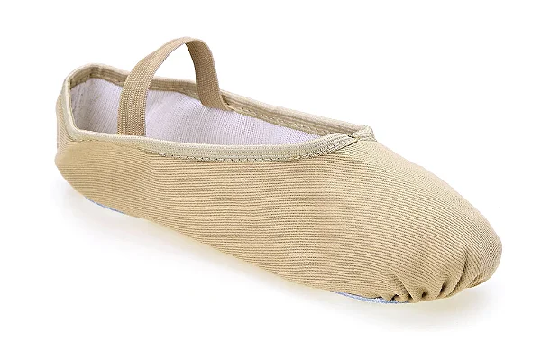 Sapatilha de Meia-Ponta Lona - Marca Maria Chica - Cor Bege